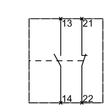 3RV2901-2E - Vnitřní schéma zapojení