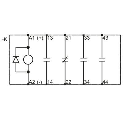 3RH2131-2JB40 - Schéma zapojení