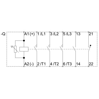 3RT2023-1KB40 - Schéma