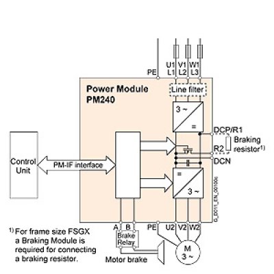 6SL3224-0BE27-5UA0 - power modul