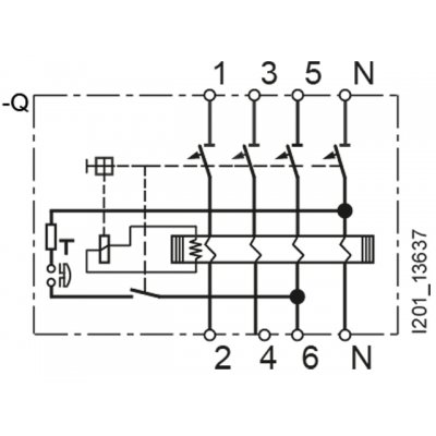 5SV4346-0 - Vnitřní schéma zapojení