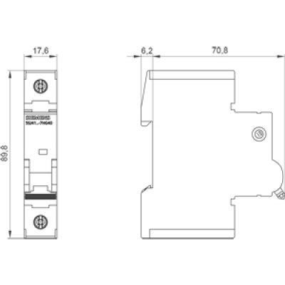 5SJ4116-7HG40 - Rozměrový výkres