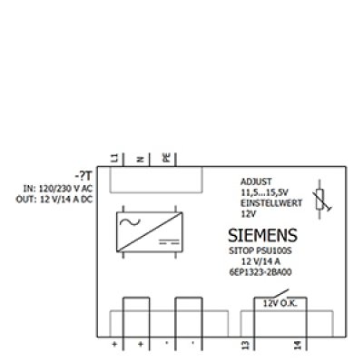 6EP1323-2BA00 - Blokové schéma