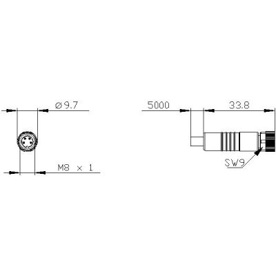 3SX5601-3GA05 - Rozměrový výkres