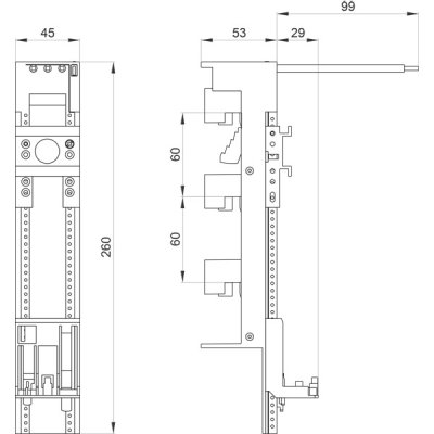 8US1251-5NT10 - Rozměrový výkres