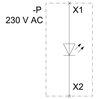 3SU1401-1BF40-1AA0 - Vnitřní schéma zapojení