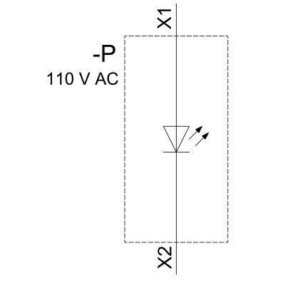 3SU1153-6AA60-1AA0 - Vnitřní schéma zapojení