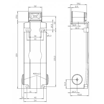 3SE5312-0SB13 - Rozměrový výkres