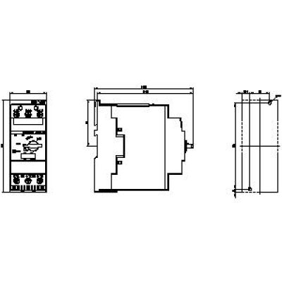 3RV2332-4EC10 - rozměrový výkres