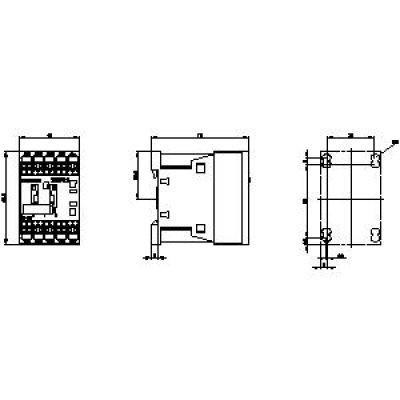 3RH2140-2KB40 - rozměrový výkres