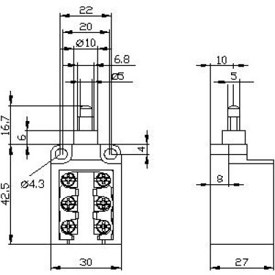 3SE5250-0MC05 - rozměrový výkres