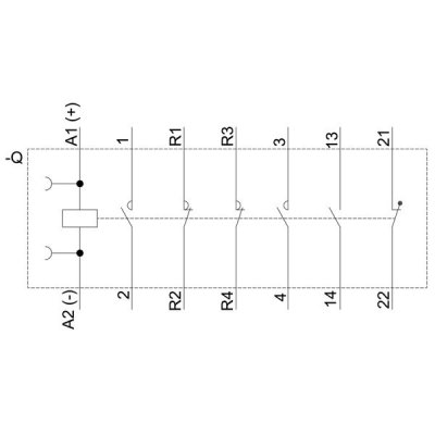 3RT2526-1BF40 - Schéma zapojení